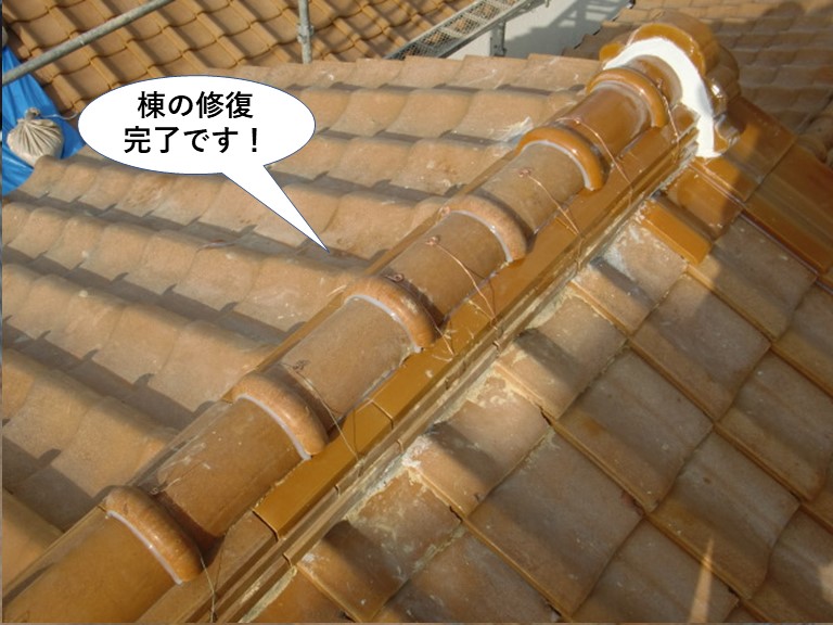 和泉市の棟の修復完了です