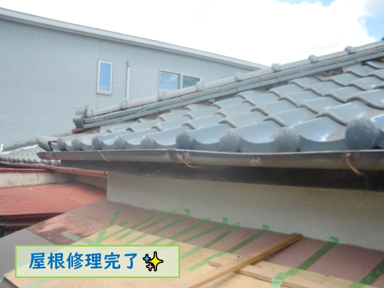 和泉市で屋根修理完了