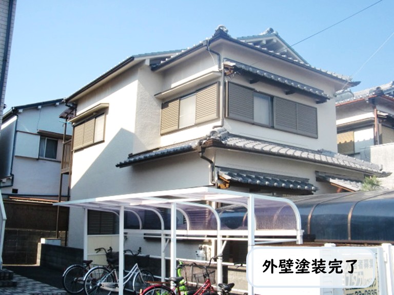 和泉市外壁塗装完了