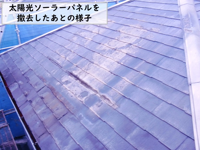 和泉市太陽ソーラーパネル撤去後