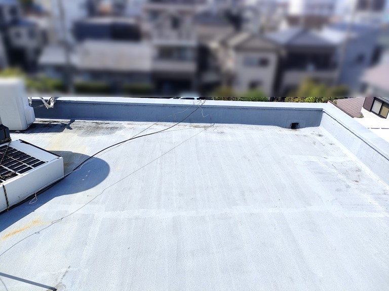 和泉市陸屋根工事前