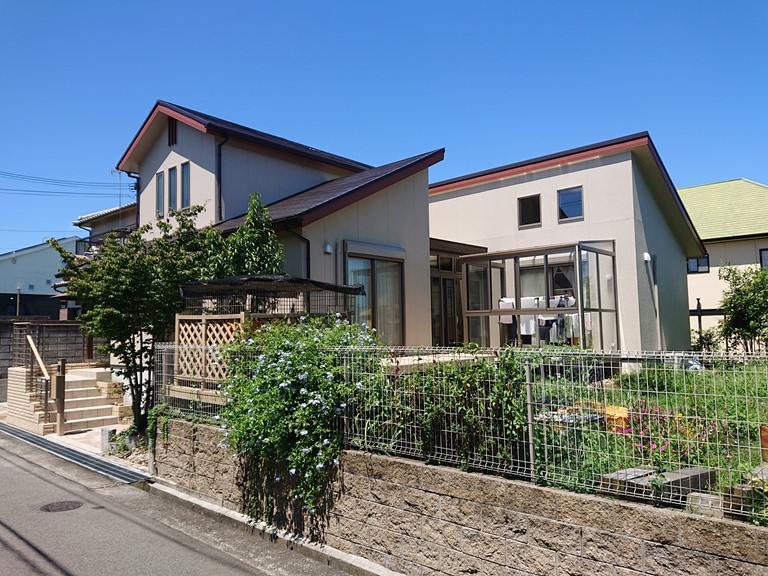 岸和田市の塗装後の外観