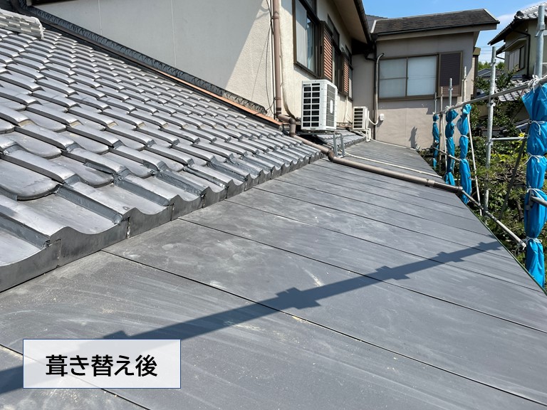 岸和田市の屋根葺き替え後