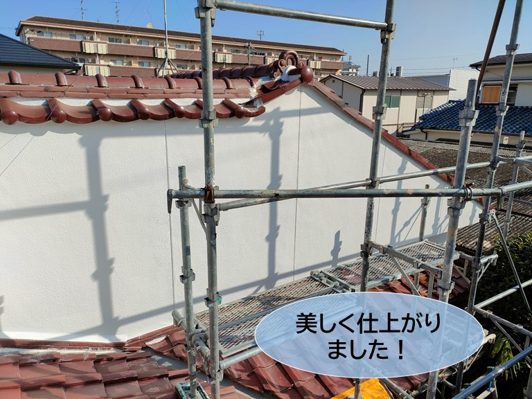 忠岡町の外壁が美しく仕上がりました