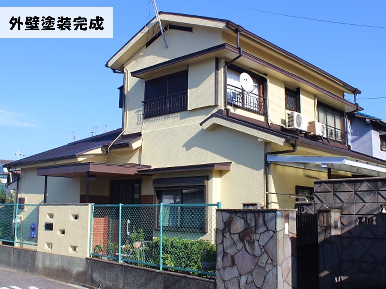 忠岡町外壁塗装完成