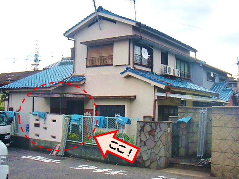 忠岡町玄関ポーチここ！