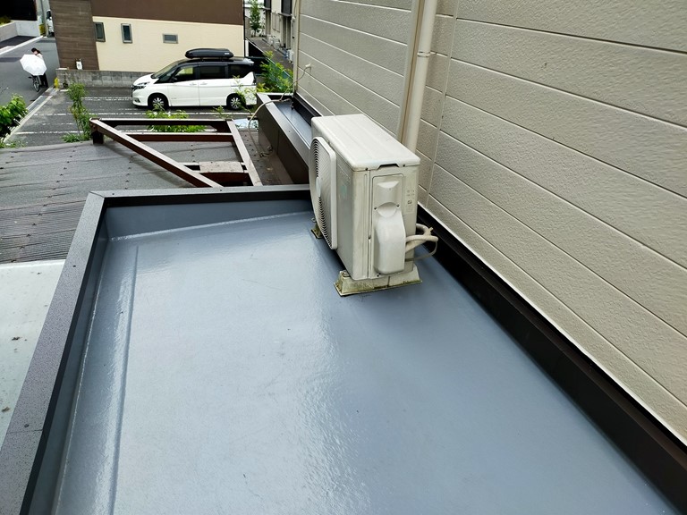 泉南市でFRP防水工事後