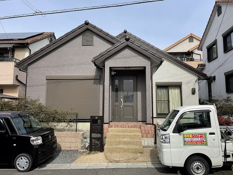 泉南市の屋根・外壁塗装完了