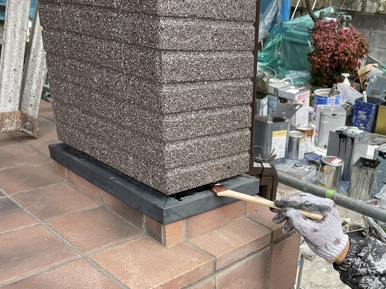 泉南市水切り塗装ビフォー