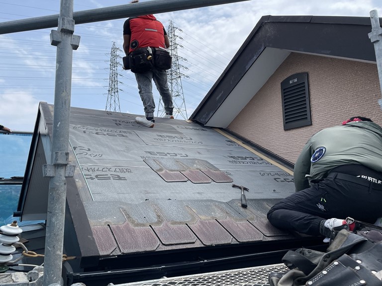 泉大津市の雨漏りの屋根修理
