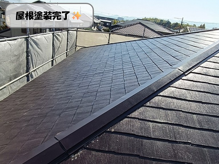 熊取町屋根塗装完了
