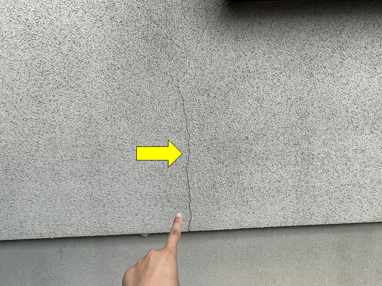 貝塚市のクラック