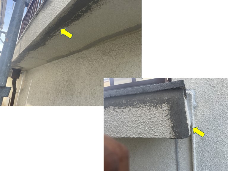 貝塚市のクラック補修