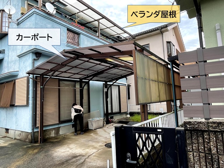 貝塚市のテラス屋根とカーポートのご相談