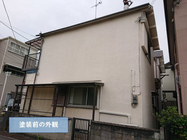 貝塚市の塗装前の様子