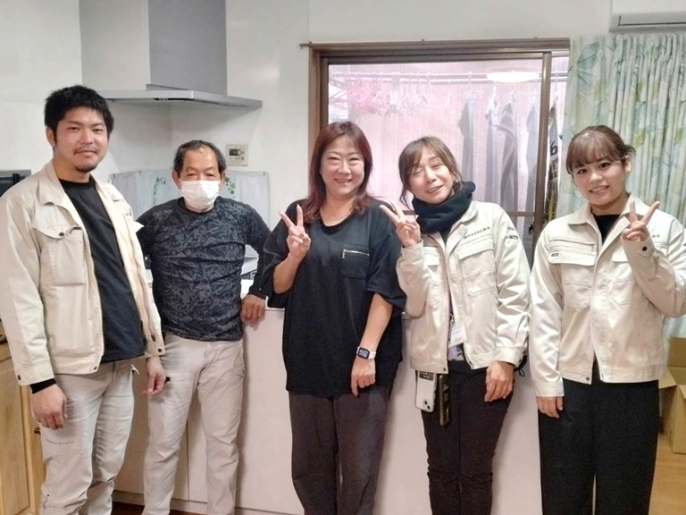 阪南市 T様との記念写真