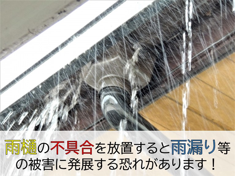 雨樋の不具合