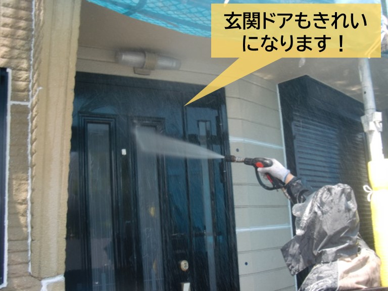 高石市のベランダもきれいになります