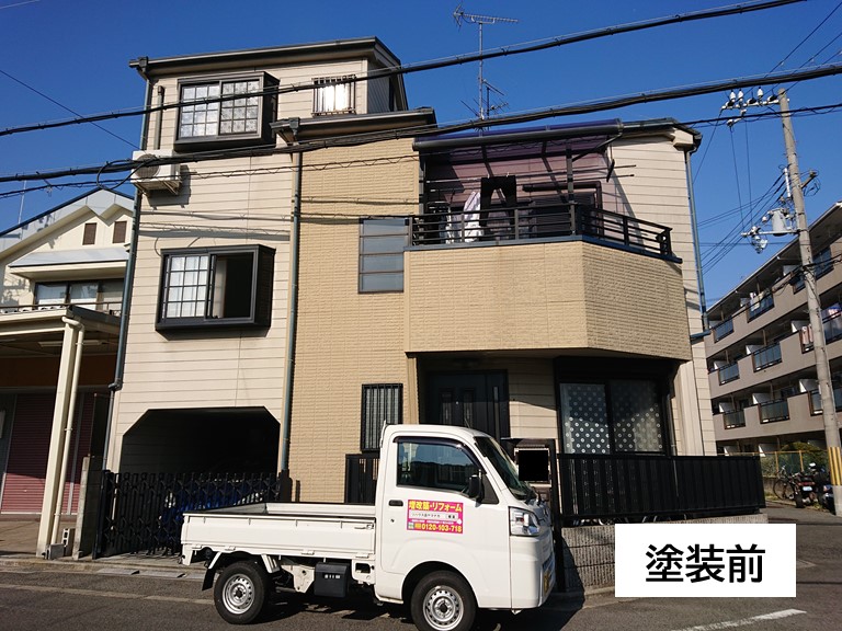 高石市の外壁塗装前