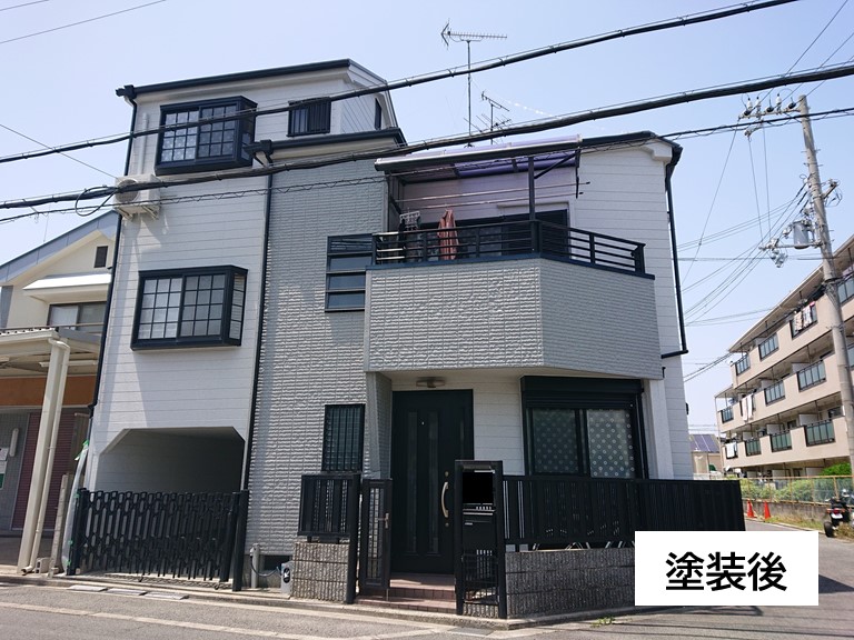 高石市の外壁塗装後