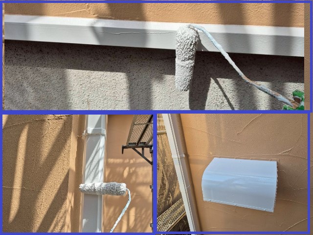 外壁の塗り替え　モルタル外壁の塗装