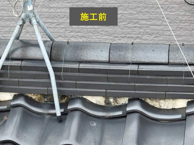 漆喰工事３選をご紹介♪漆喰の詰め直し＆棟瓦取り直し工事の詳細