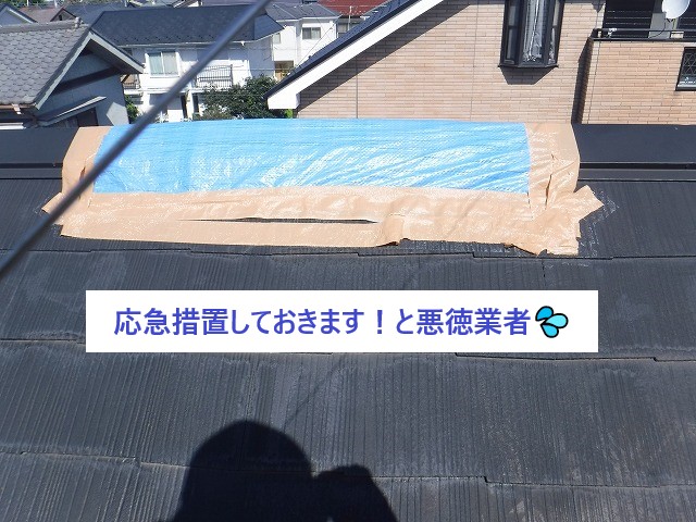 応急措置してくれると親切心？いや違います！カモフラージュ💦