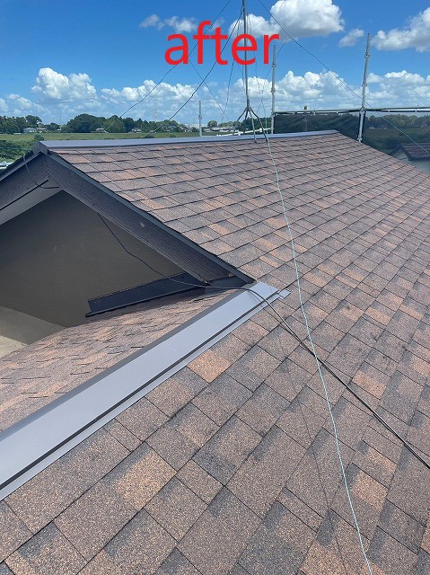 屋根葺き替え工事後