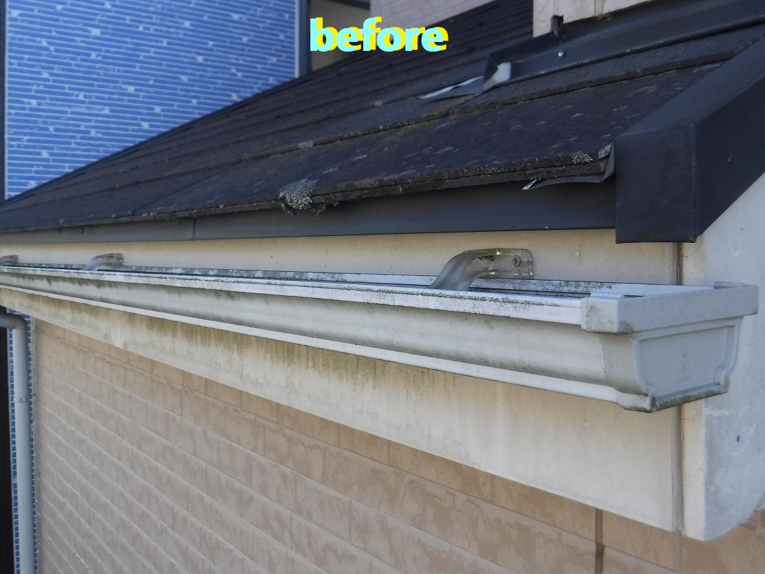 雨樋工事前