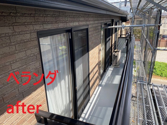 ベランダアフター