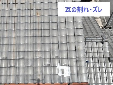 瓦のズレ・割れ