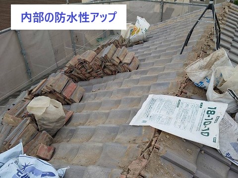 内部の防水性をアップさせましょう!