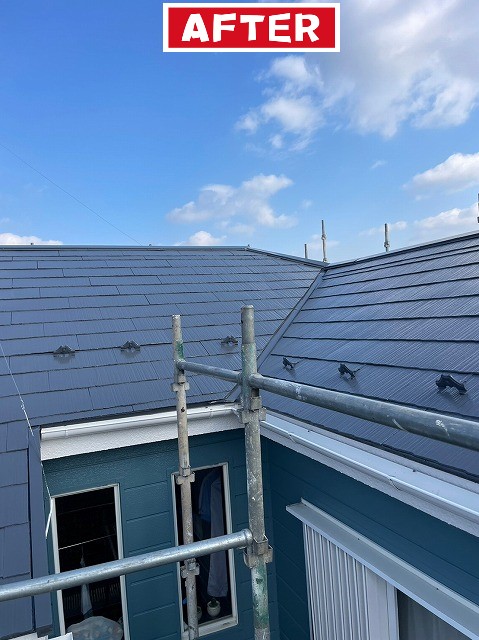 屋根塗装後