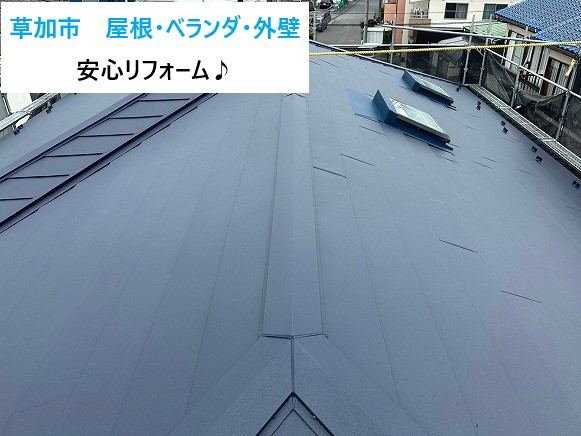 屋根カバー工法を実施した屋根メンテナンスをご紹介