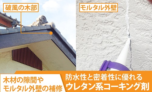 シーリングやコーキング