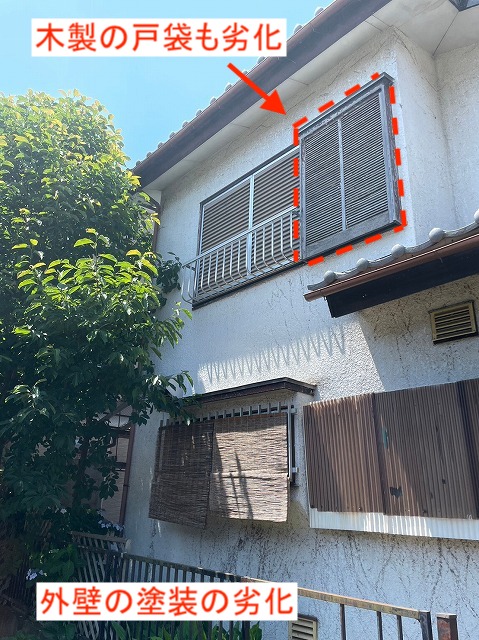 外壁塗装の劣化