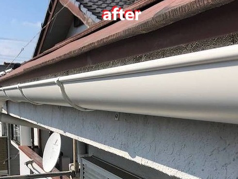 雨樋交換工事後