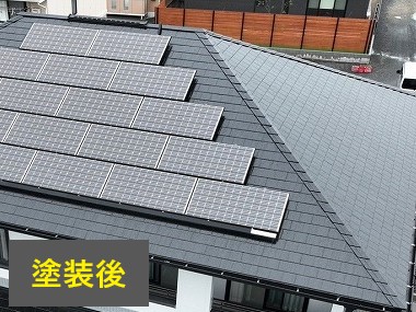 屋根メンテナンス　屋根塗装を実施しました♪