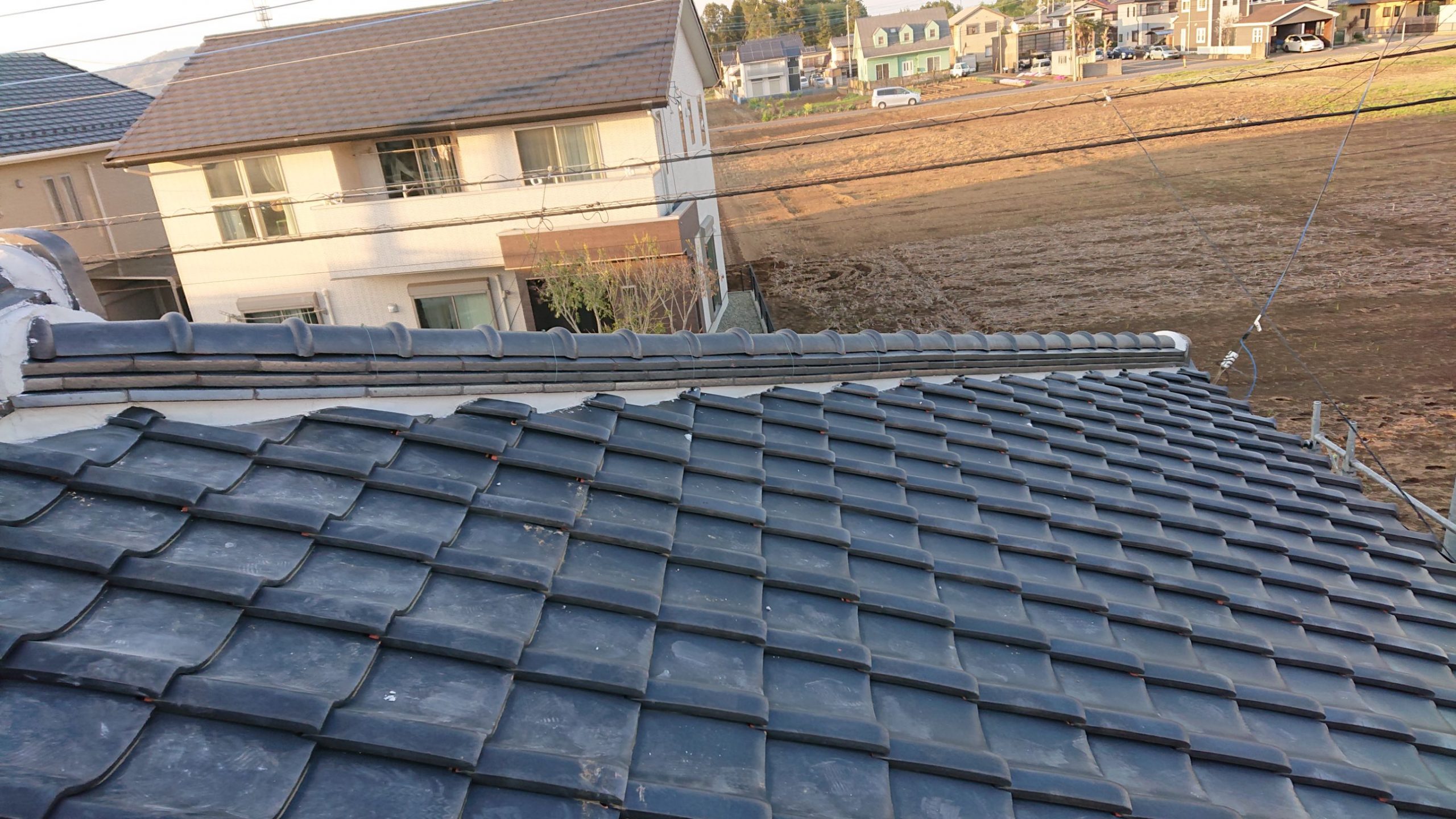 漆喰　詰め直し