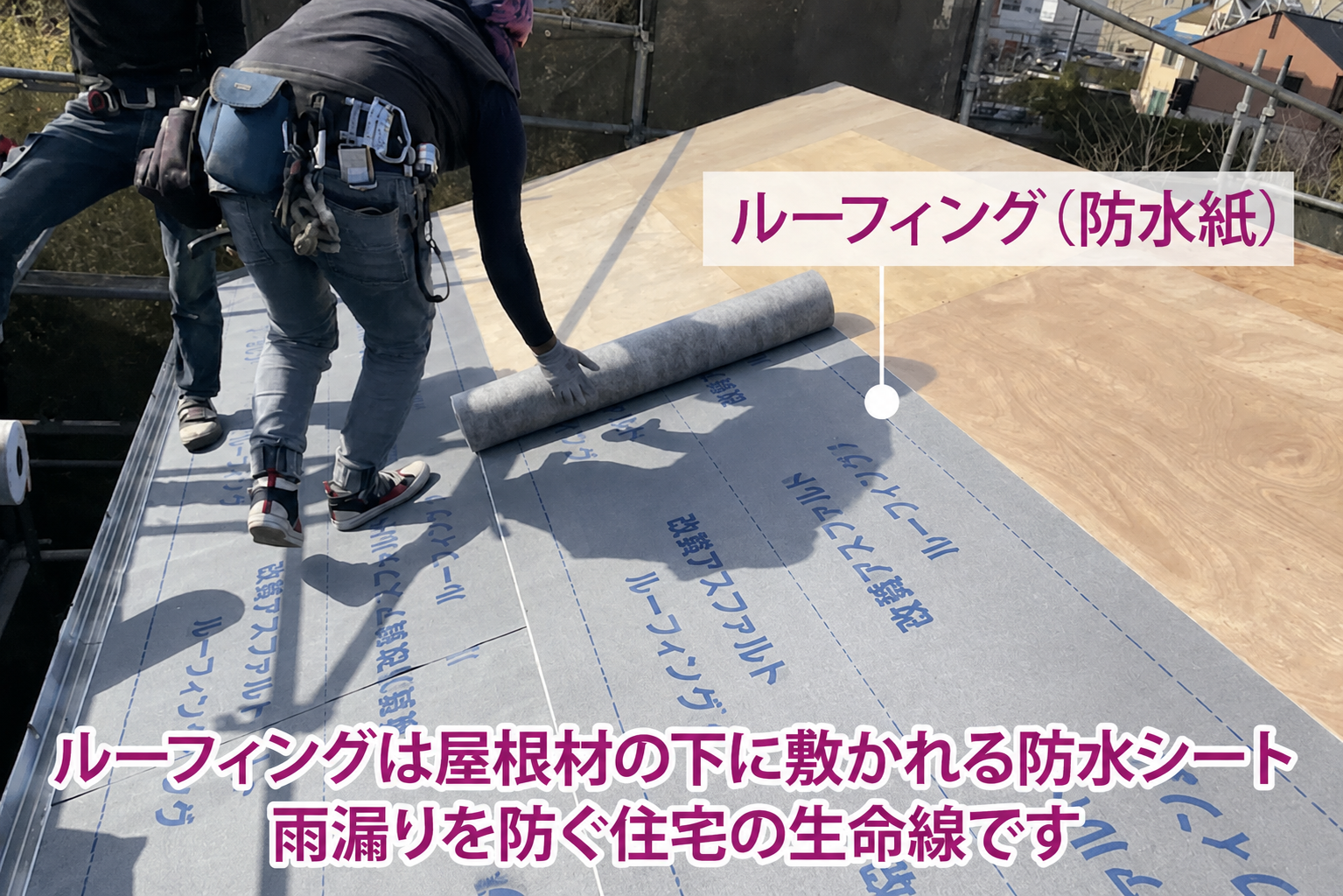 防水紙の重要性