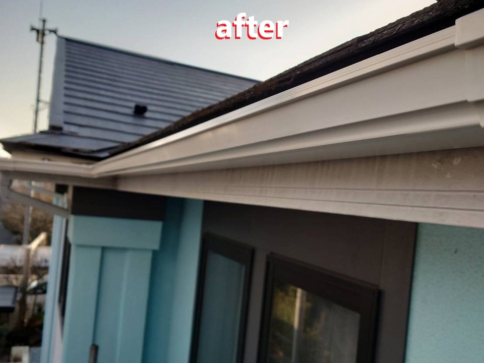 雨樋交換工事後写真