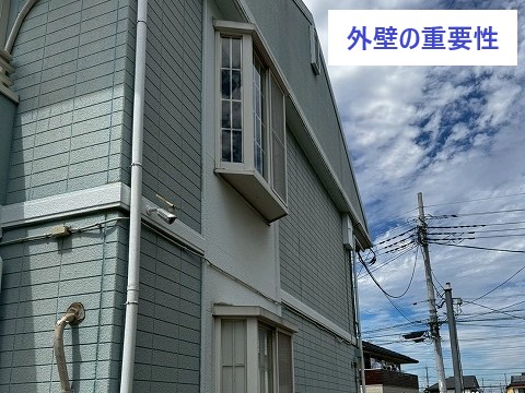 外壁塗装の必要性　雨漏りゼロでも建物を守るために必要なんです！