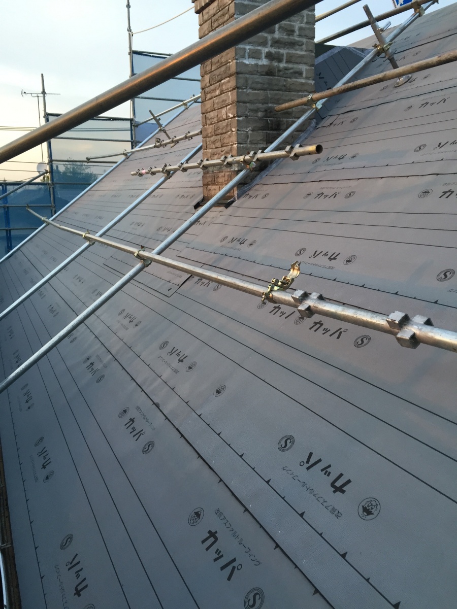 ルーフィング完了