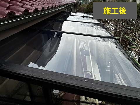 サンルーム屋根交換工事で癒し空間を造りましょう♪