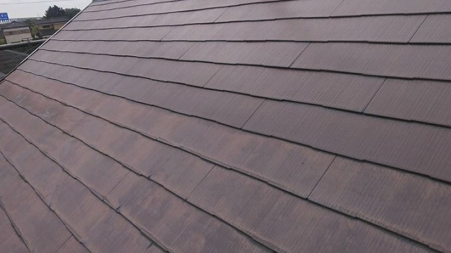 屋根塗装下塗り全景