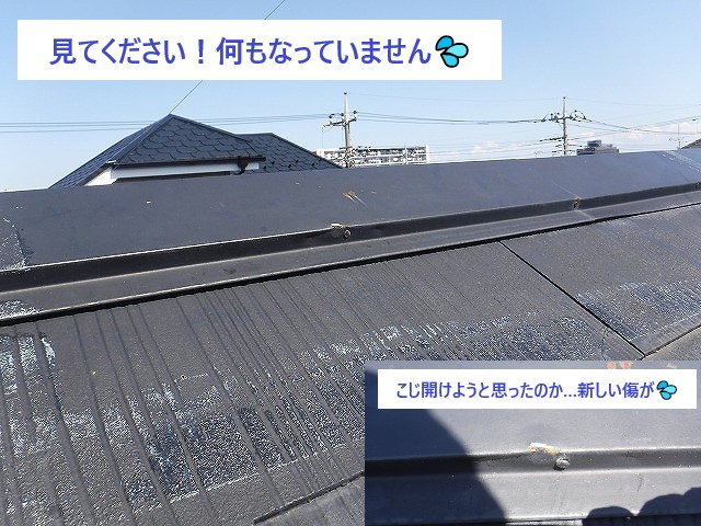 応急措置してくれると親切心？いや違います！カモフラージュ💦