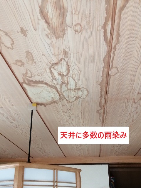 天井の雨染み