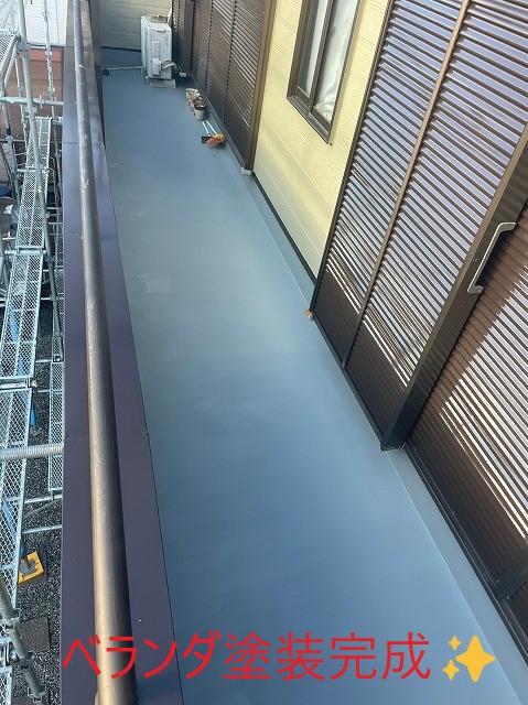 ベランダ塗装
