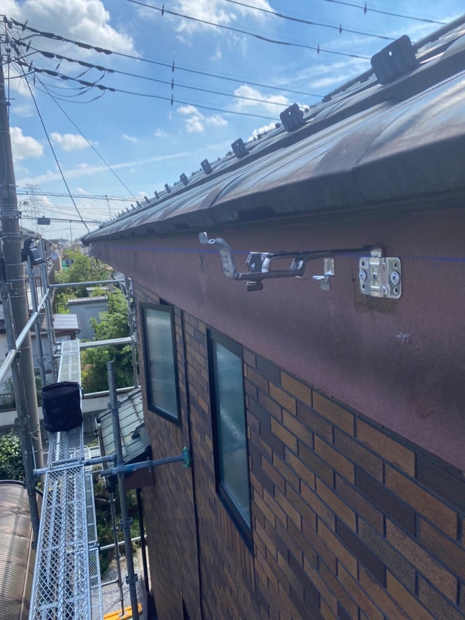 雨樋ライン決め