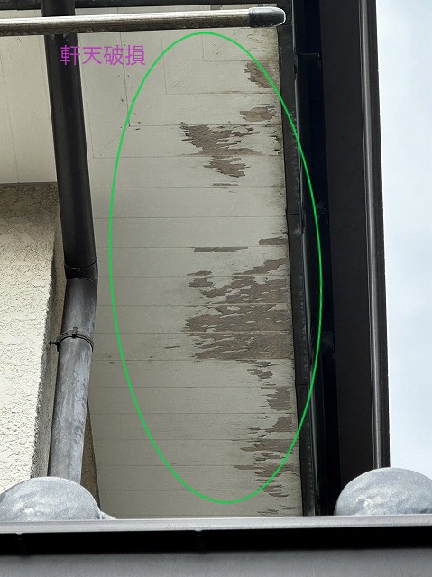 軒天破損